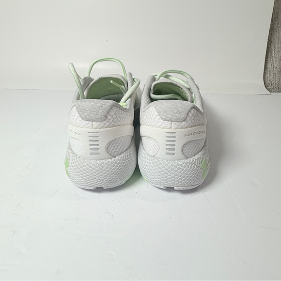 Under Armour Women's White and Light Green Athletic Shoes - Picture 2 of 8